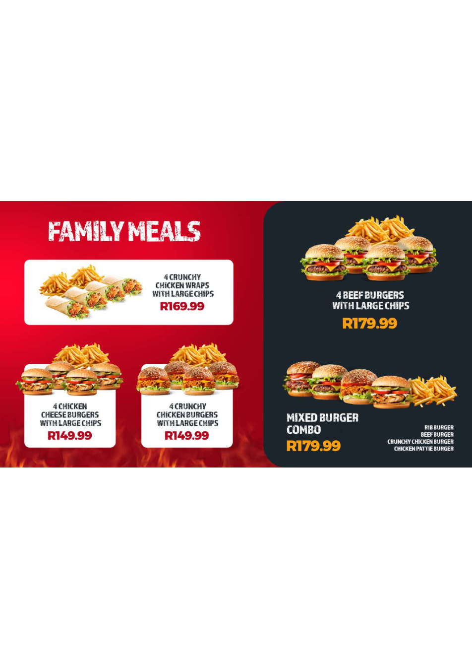 Chicken Square menu artwork page 11