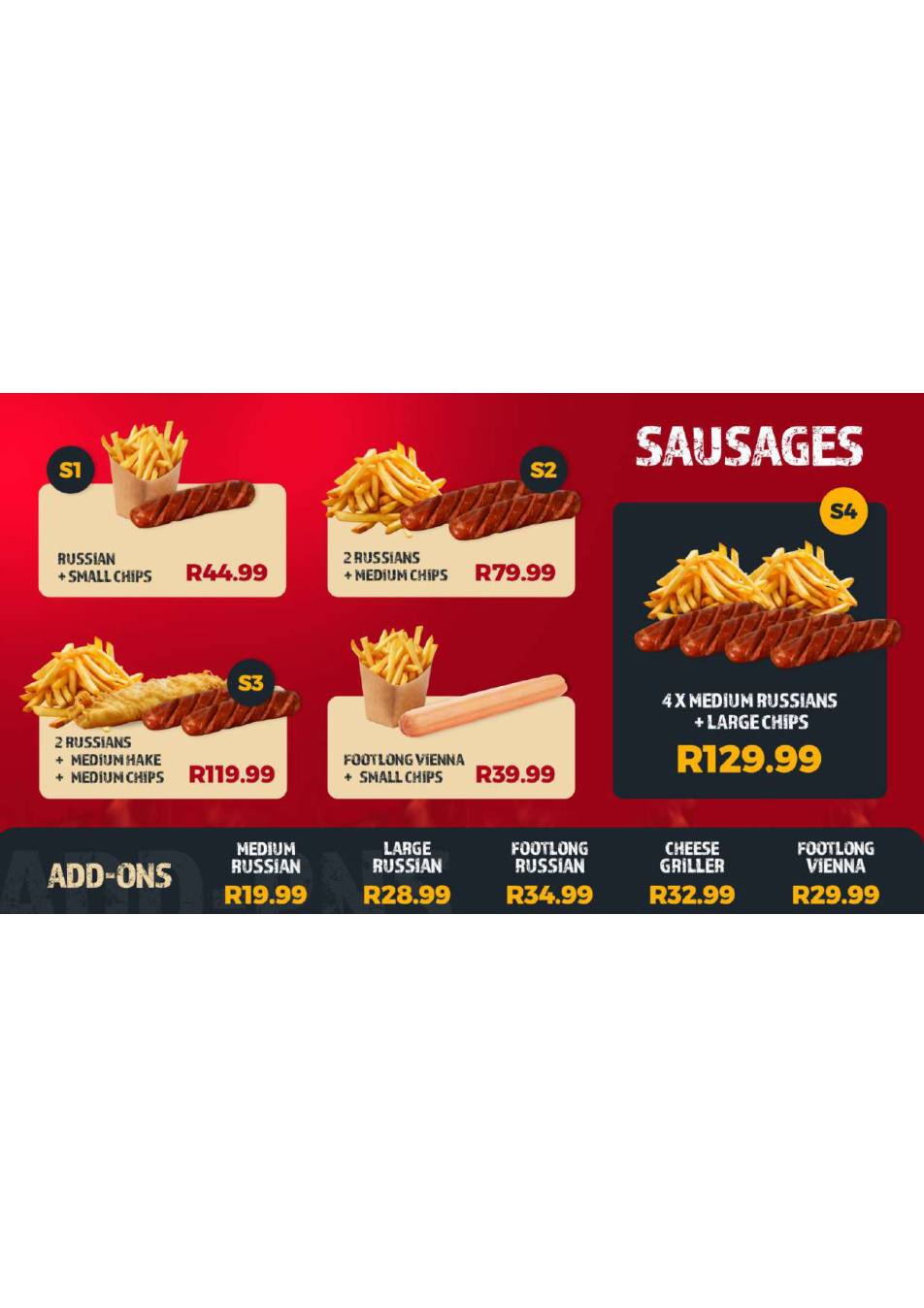 Chicken Square menu artwork page 12