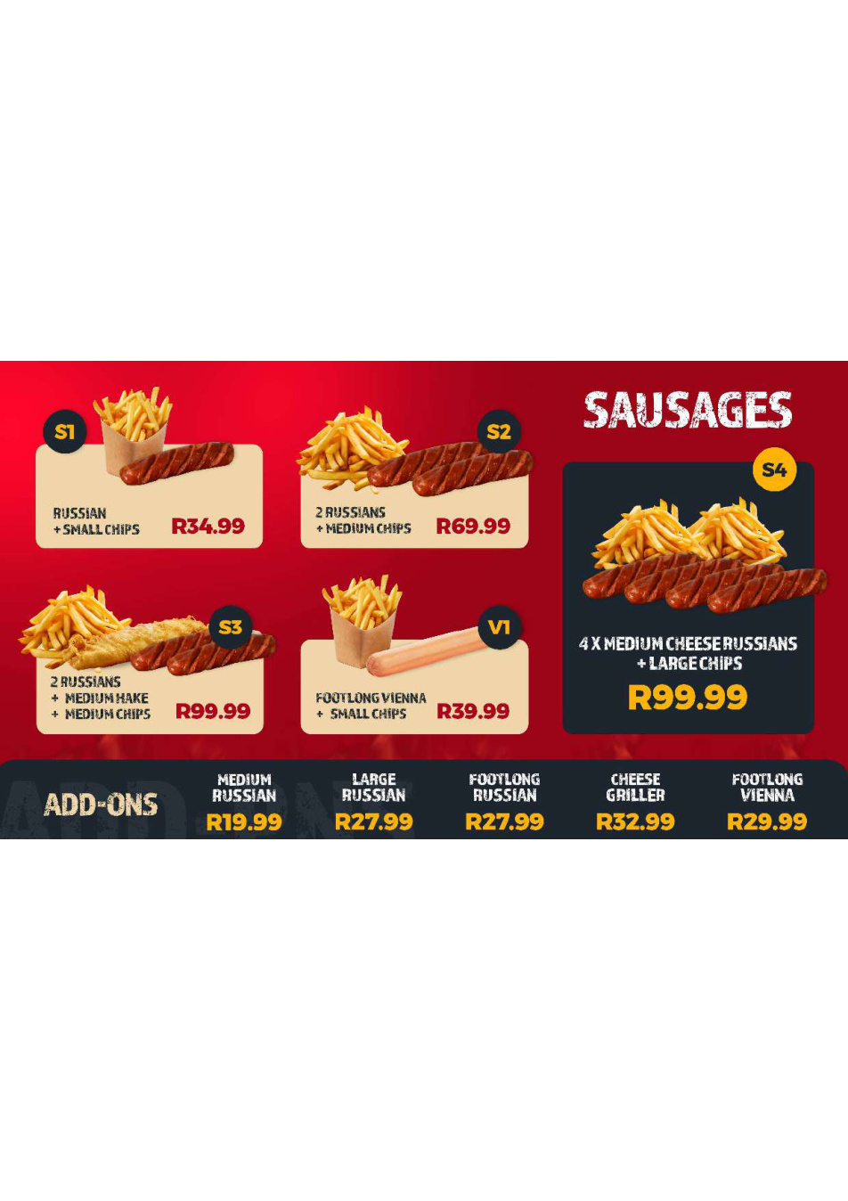 Chicken Square menu artwork page 7
